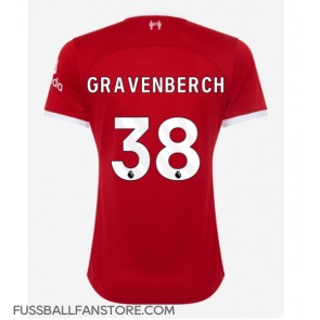 Liverpool Ryan Gravenberch #38 Replik Heimtrikot Damen 2023-24 Kurzarm